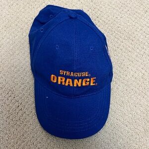 Syracuse Orange Embroidered Blue Baseball Cap with Mets Logo